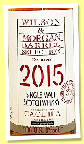 Caol Ila 10 yo 2015/2025 (57.1%, Wilson & Morgan, Barrel Selection, 100 proof, 1stfill oloroso sherry finish, casks #302640-41-42-43, 1055 bottles) Caol Ila 10 yo 2015/2025 (57.1%, Wilson & Morgan, Barrel Selection, 100 proof, 1stfill oloroso sherry finish, casks #302640-41-42-43, 1055 bottles)