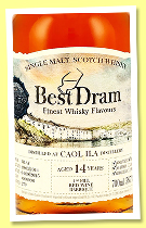Caol Ila 14 yo 2011/2025 (58.7%, Best Dram, 1st fill red wine barrique, cask #900098, 279 bottles) Caol Ila 14 yo 2011/2025 (58.7%, Best Dram, 1st fill red wine barrique, cask #900098, 279 bottles)