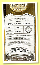 Caol Ila 17 yo 2001/2019 (57.9%, Gordon & MacPhail, Connoisseurs Choice, for Shinanoya Tokyo, refill American hogshead, batch #19/063, 247 bottles) Caol Ila 17 yo 2001/2019 (57.9%, Gordon & MacPhail, Connoisseurs Choice, for Shinanoya Tokyo, refill American hogshead, batch #19/063, 247 bottles)