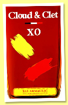 Cloud & Clet ‘XO’ (40%, OB, Bas-Armagnac, +/-2025) Cloud & Clet ‘XO’ (40%, OB, Bas-Armagnac, +/-2025)