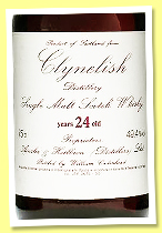 Clynelish 24 yo (49.4%, Cadenhead, Sestante, +/-1989) Clynelish 24 yo (49.4%, Cadenhead, Sestante, +/-1989)