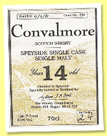 Convalmore 14 yo 1981 (61%, The Whisky Connoisseur, cask #1150, +/-1995) Convalmore 14 yo 1981 (61%, The Whisky Connoisseur, cask #1150, +/-1995)