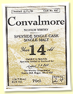 Convalmore 14 yo 1981 (61%, Whisky Connoisseur, cask #1150)
Convalmore 14 yo 1981 (61%, Whisky Connoisseur, cask #1150)
