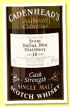 Dallas Dhu 18 yo 1977/1995 (59.7%, Cadenhead, Authentic Collection, USA) Dallas Dhu 18 yo 1977/1995 (59.7%, Cadenhead, Authentic Collection, USA)