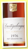 Dartigalongue 1976/2025 (45.3%, OB, for Festival de l’Armagnac 2026) Dartigalongue 1976/2025 (45.3%, OB, for Festival de l’Armagnac 2026)