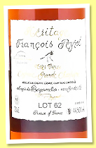 François Peyrot ‘Lot 62 Heritage’ (44.5%, OB for Passion for Whisky, cask #147, 120 bottles) François Peyrot ‘Lot 62 Heritage’ (44.5%, OB for Passion for Whisky, cask #147, 120 bottles)