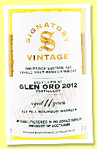 Glen Ord 11 yo 2012/2024 ‘100 proof Edition 22’ (57.1%, Signatory Vintage, 1st fill bourbon barrel) Glen Ord 11 yo 2012/2024 ‘100 proof Edition 22’ (57.1%, Signatory Vintage, 1st fill bourbon barrel)