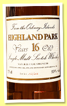 Highland Park 16 yo 1970/1986 (53%, Intertrade, 258 bottles) Highland Park 16 yo 1970/1986 (53%, Intertrade, 258 bottles)