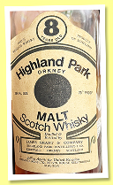 Highland Park 8 yo (70°proof, OB, James Grant for Hepburn & Ross, Malt Scotch Whisky, UK, cork stopper, +/-1970) Highland Park 8 yo (70°proof, OB, James Grant for Hepburn & Ross, Malt Scotch Whisky, UK, cork stopper, +/-1970)