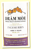 Inchmurrin 11yo 2011/2022 (58%, Dram Mor, cask #2996, refill barrel, 225 bottles) Inchmurrin 11yo 2011/2022 (58%, Dram Mor, cask #2996, refill barrel, 225 bottles)