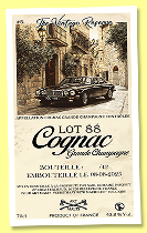 Jean-Luc Pasquet ‘Lot 88’ (43.8%, Art Malts, The Vintage Reserve, Grande Champagne, 2025) Jean-Luc Pasquet ‘Lot 88’ (43.8%, Art Malts, The Vintage Reserve, Grande Champagne, 2025)