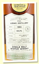 Ledaig 28 yo 1993/2021 (54.1%, Gordon & MacPhail 'Connoisseur's Choice', cask #703, refill sherry butt, 517 bottles) Ledaig 28 yo 1993/2021 (54.1%, Gordon & MacPhail 'Connoisseur's Choice', cask #703, refill sherry butt, 517 bottles)