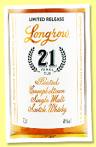 Longrow 21 yo (46%, OB, Limited Release, 2023) Longrow 21 yo (46%, OB, Limited Release, 2023)