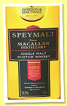 Macallan 20 yo 2004/2025 ‘Speymalt’ (58.9%, Gordon & MacPhail for La Maison du Whisky, 1st fill sherry hogshead, cask #22606607, 330 bottles) Macallan 20 yo 2004/2025 ‘Speymalt’ (58.9%, Gordon & MacPhail for La Maison du Whisky, 1st fill sherry hogshead, cask #22606607, 330 bottles)