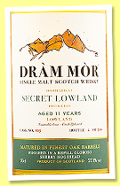 Secret Lowland 11 yo (57.1%, Dràm Mor, refill oloroso sherry hogshead finish, cask #105, 324 bottles, 2025) Secret Lowland 11 yo (57.1%, Dràm Mor, refill oloroso sherry hogshead finish, cask #105, 324 bottles, 2025)