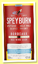 Speyburn ‘Bordeaux Red Wine Cask’ (40%, OB, Traveller Exclusive, 2025) Speyburn ‘Bordeaux Red Wine Cask’ (40%, OB, Traveller Exclusive, 2025)