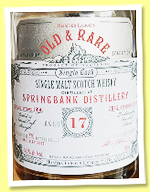 Springbank 17 yo 1996/2013 (54.2%, Hunter Laing, Old & Rare, Platinum, sherry butt, 270 bottles) Springbank 17 yo 1996/2013 (54.2%, Hunter Laing, Old & Rare, Platinum, sherry butt, 270 bottles)