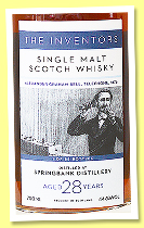 Springbank 28 yo 1997/2025 (44.6%, Whisky Business, The Inventors, Alexander Graham Bell, hogshead, cask #332, 88 bottles) Springbank 28 yo 1997/2025 (44.6%, Whisky Business, The Inventors, Alexander Graham Bell, hogshead, cask #332, 88 bottles)