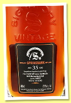 Springbank 35 yo 1989/2024 (47.8%, Signatory Vintage, Symington’s Choice, refill oloroso sherry butt, cask #14/03/1, 345 bottles) Springbank 35 yo 1989/2024 (47.8%, Signatory Vintage, Symington’s Choice, refill oloroso sherry butt, cask #14/03/1, 345 bottles)