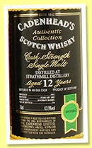 Strathmill 12 yo 1992/2005 (63.9%, Cadenhead, Authentic Collection, bourbon barrel, 216 bottles) Strathmill 12 yo 1992/2005 (63.9%, Cadenhead, Authentic Collection, bourbon barrel, 216 bottles)