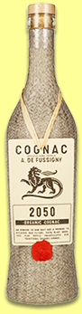 An organic cognac, presented in an amusing pl An organic cognac, presented in an amusing pl