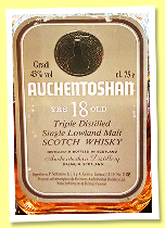 Auchentoshan 18 yo (43%, OB, Soffiantino, 75cl, +/-1990) Auchentoshan 18 yo (43%, OB, Soffiantino, 75cl, +/-1990)