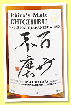 Chichibu 8 yo 2016/2024 (63%, OB for Rudder, mizunara heads hogshead, cask #5826, 195 bottles) Chichibu 8 yo 2016/2024 (63%, OB for Rudder, mizunara heads hogshead, cask #5826, 195 bottles)