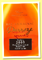 Couzard-Lasalle 20 yo 2005/2025 (49%, Chais de Darroze, Bas-armagnac, 400 bottles) Couzard-Lasalle 20 yo 2005/2025 (49%, Chais de Darroze, Bas-armagnac, 400 bottles)