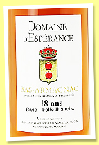 Domaine d’Espérance 18 yo (48.2%, OB, Bas-armagnac, lot No.4, +/-2024) Domaine d’Espérance 18 yo (48.2%, OB, Bas-armagnac, lot No.4, +/-2024)