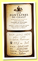 Galion 2021/2026 ‘Grand Arôme Wall Cask’ (55%, Landier & Vingtier, Les Fontaines du Chai 27, Martinique) Galion 2021/2026 ‘Grand Arôme Wall Cask’ (55%, Landier & Vingtier, Les Fontaines du Chai 27, Martinique)