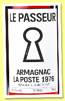 La Poste 1976/2026 (47.4%, Le Passeur, Ténarèze, cask #157) La Poste 1976/2026 (47.4%, Le Passeur, Ténarèze, cask #157)