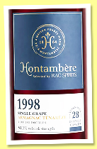 Pouchégu 28 yo 1998/2026 (51.1%, Hontambère, Ténarèze, cask #D5, 100 bottles) Pouchégu 28 yo 1998/2026 (51.1%, Hontambère, Ténarèze, cask #D5, 100 bottles)
