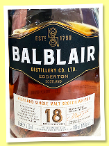Balblair 18 yo (46%, OB, +/-2026) Balblair 18 yo (46%, OB, +/-2026)