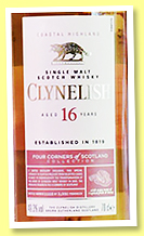 Clynelish 16 yo 'Four Corners of Scotland' (49.3%, OB, American oak hogsheads, 3,000 bottles, 2021) Clynelish 16 yo 'Four Corners of Scotland' (49.3%, OB, American oak hogsheads, 3,000 bottles, 2021)