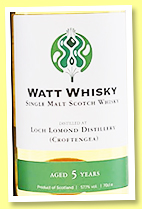 Croftengea 5 yo 2017/2022 (57.1%, Watt Whisky) Croftengea 5 yo 2017/2022 (57.1%, Watt Whisky)