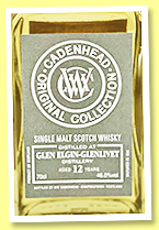 Glen Elgin-Glenlivet 12 yo (46%, Cadenhead, Original Collection, bourbon, 2022) Glen Elgin-Glenlivet 12 yo (46%, Cadenhead, Original Collection, bourbon, 2022)