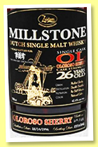 Millstone 26 yo 1996 (42.4%, OB for The Whisky Exchange, Netherlands, oloroso sherry, cask #4152, 233 bottles) Millstone 26 yo 1996 (42.4%, OB for The Whisky Exchange, Netherlands, oloroso sherry, cask #4152, 233 bottles)