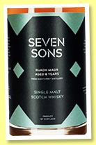 Ruadh Maor 8 yo (46.7%, Seven Sons, 8 Door Distillery, first-fill sherry-seasoned European oak hogshead, +/-2022) Ruadh Maor 8 yo (46.7%, Seven Sons, 8 Door Distillery, first-fill sherry-seasoned European oak hogshead, +/-2022)