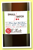Welche's Whisky 2017/2022 'Small Batch #4' (46.6%, OB, G. Miclo, France, Burgundy casks, 1971 bottles) Welche's Whisky 2017/2022 'Small Batch #4' (46.6%, OB, G. Miclo, France, Burgundy casks, 1971 bottles)
