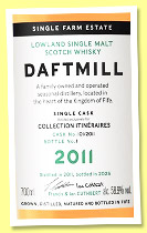 Daftmill 2011/2025 (58.9%, OB, LMDW Itinéraires, oloroso sherry cask, cask #101/2011, 300 bottles) Daftmill 2011/2025 (58.9%, OB, LMDW Itinéraires, oloroso sherry cask, cask #101/2011, 300 bottles)