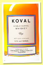 Koval Rye (55%, OB for Navigate World Whisky, cask #6508, 210 bottles, 2024) Koval Rye (55%, OB for Navigate World Whisky, cask #6508, 210 bottles, 2024)