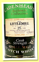 Littlemill 25 yo 1966/1992 (53.5%, Cadenhead, Authentic Collection) Littlemill 25 yo 1966/1992 (53.5%, Cadenhead, Authentic Collection)