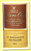 St Magdalene 1982/2001 (40%, Gordon & MacPhail, Rare Old) St Magdalene 1982/2001 (40%, Gordon & MacPhail, Rare Old)