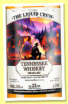 Tennessee Whiskey 21 yo 2003/2025 (48.3%, Wu Dram Clan, The Liquid Crew, barrel #19, 109 bottles) Tennessee Whiskey 21 yo 2003/2025 (48.3%, Wu Dram Clan, The Liquid Crew, barrel #19, 109 bottles)