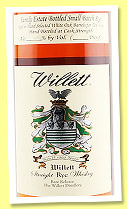Willett 10 yo (59.5%, OB, Family Estate, Single rye whiskey, LMDW Singapore, cask #2408, 166 bottles, 2024) Willett 10 yo (59.5%, OB, Family Estate, Single rye whiskey, LMDW Singapore, cask #2408, 166 bottles, 2024)