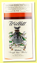 Willett 7 yo (54%, OB, Family Estate, Single barrel rye, Wu Dram Clan & Kirsch, cask #2612) Willett 7 yo (54%, OB, Family Estate, Single barrel rye, Wu Dram Clan & Kirsch, cask #2612)