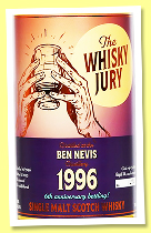 Ben Nevis 1996/2025 (48.2%, The Whisky Jury, 6th Anniversary, refill hogshead, cask #348649, 270 bottles) Ben Nevis 1996/2025 (48.2%, The Whisky Jury, 6th Anniversary, refill hogshead, cask #348649, 270 bottles)