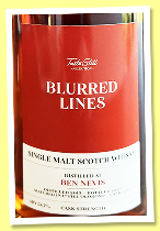 Ben Nevis 2013/2025 (54.7%, Taste Still by Corman Collins, Blurred Lines, 1st fill oloroso, 234 bottles) Ben Nevis 2013/2025 (54.7%, Taste Still by Corman Collins, Blurred Lines, 1st fill oloroso, 234 bottles)