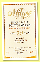 Ben Nevis 28 yo 1996/2025 (51.8%, Milroy’s, hogshead, cask #1583) Ben Nevis 28 yo 1996/2025 (51.8%, Milroy’s, hogshead, cask #1583)