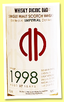 Imperial 27 yo 1998/2025 (53%, Whisky Picnic Bar, bourbon barrel, cask #9, 120 bottles) Imperial 27 yo 1998/2025 (53%, Whisky Picnic Bar, bourbon barrel, cask #9, 120 bottles)